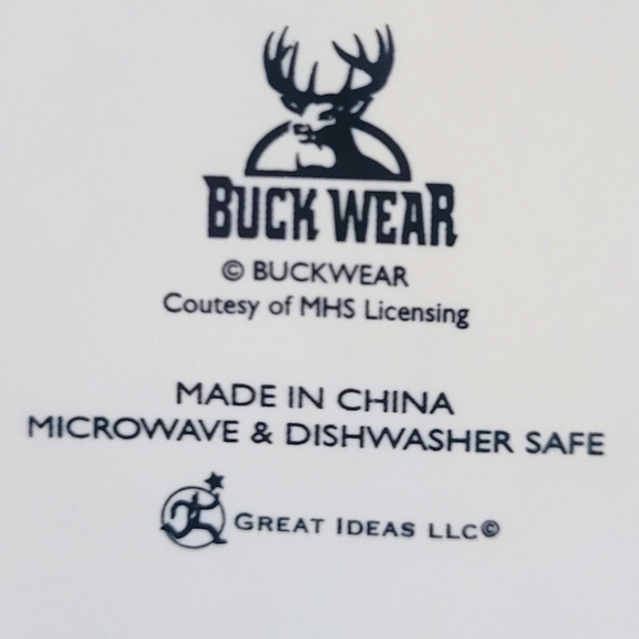 1 Vtg Buck Wear Soup Chili Salad Cereal Bowl White Tail Deer Wildlife Cabin Home - Picture 4 of 4